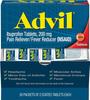 Advil Ibuprofen Tablets, 200 mg Pain Reliever/Fever Reducer (NSAID), 100 Tablets (50 Packets of 2 Tablets Each) view 1