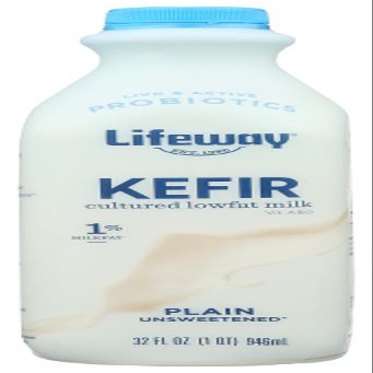 Lifeway Probiotic Low Fat Plain Kefir, 32 Ounce -- 6 per case.