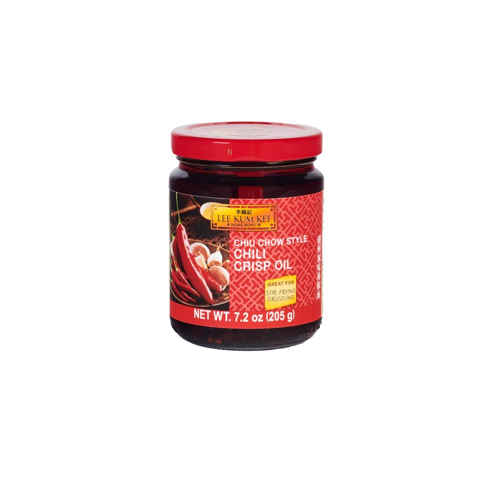 Lee Kum Kee Chiu Chow Chili Crisp Oil (7.2 oz - 12 Pack), Spicy & Savory Chili Crisp Oil for Authentic Asian Cuisine - Perfect for Dips, Drizzling, Noodles, Stir-Frying, Wontons & Dumplings