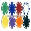 1/8 ~ Casino Colorful Gambling Chips Birthday ~ Edible Cake/Cupcake Topper!!! view 1
