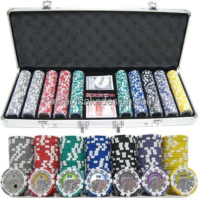 1/8 ~ Casino Poker Chip Case Birthday ~ Edible Cake/Cupcake Topper - d7347