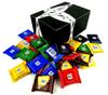 Ritter Sport Assorted Mini Chocolate Squares, 1 lb Bag in a BlackTie Box view 1