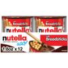 Nutella & GO! Chocolate Hazelnut Spread with Cocoa + Breadsticks, 12 Snack Packs, 1.8 oz Each view 1