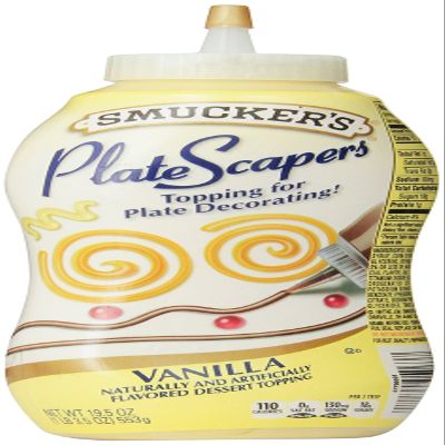 Smucker's PlateScrapers Plate Decorating Dessert Topping Vanilla (19.5 ounce)