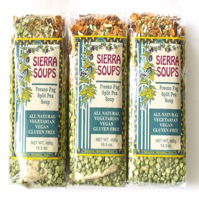 All Natural Gluten Free Vegetarian Vegan Fresno Fog Split Pea Soup Mix Pack of 3 468 g 16.5 oz each