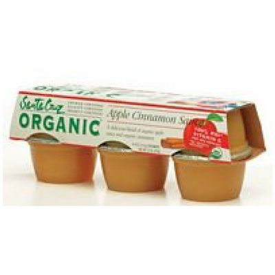 Santa Cruz Org Cinnamon Applesauce ( 12x6x4 OZ)
