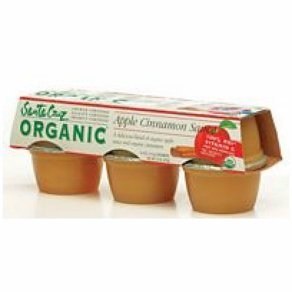 Santa Cruz Org Cinnamon Applesauce ( 12x6x4 OZ)