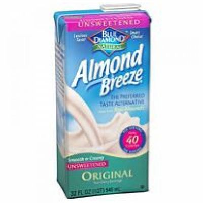 Blue Diamond Original Almond Breeze Unsweetened ( 12x32 OZ)