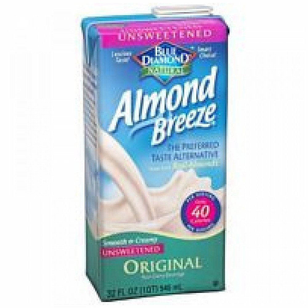 Blue Diamond Original Almond Breeze Unsweetened ( 12x32 OZ)