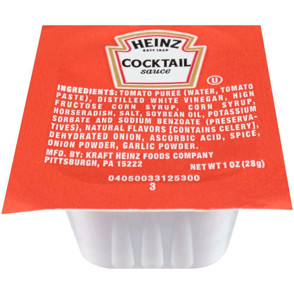 Heinz Single Serve Cocktail Sauce (100 ct Casepack, 1 oz Cups)