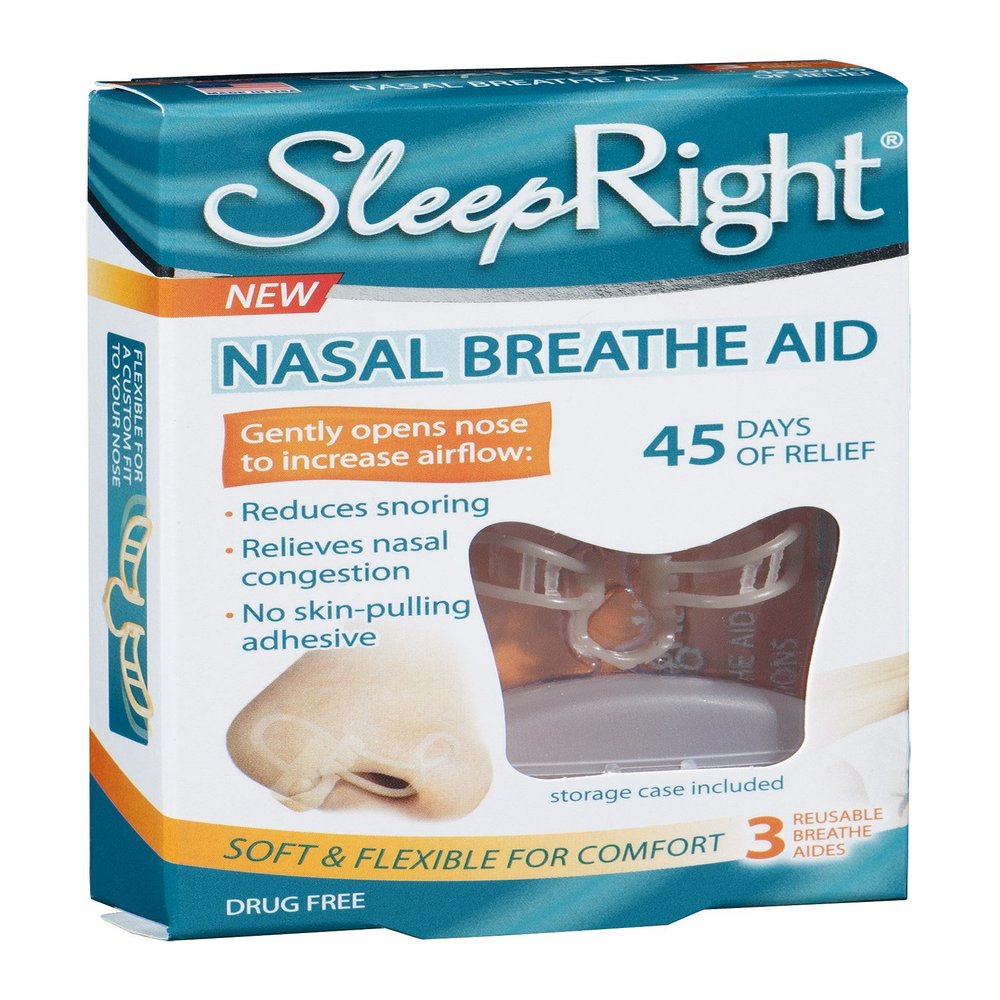 Sleep Right Nasal Breathe Aid 3 CT (Pack of 12)