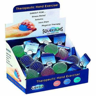 Therapeutic Hand Exercise Gel Ball Medium Density Green 1 Ball