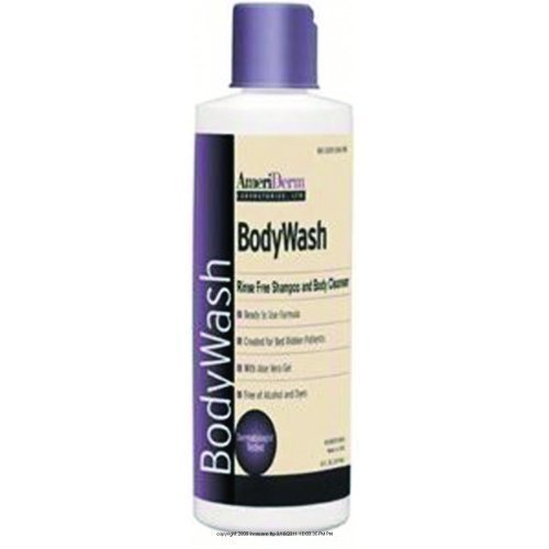 BodyWash Rinse Free Shampoo and Body Cleanser, Rinse free Body Wash 8oz, (1 EACH, 1 EACH)