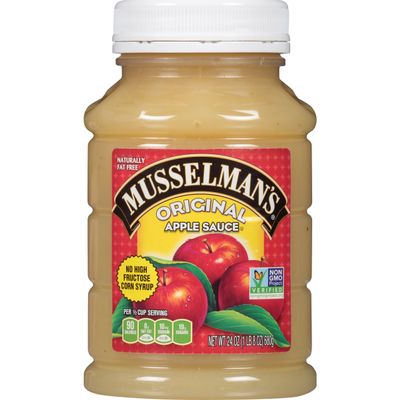 Musselmans Original Sweetened Applesauce, 24 Ounce (Pack of 12)