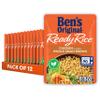BEN'S ORIGINAL Ready Rice Chicken Flavored Whole Grain Brown Rice, Easy Flavored Rice Dinner Side, 8.8 oz Pouch (Pack of 12) view 1