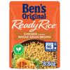 BEN'S ORIGINAL Ready Rice Chicken Flavored Whole Grain Brown Rice, Easy Flavored Rice Dinner Side, 8.8 oz Pouch (Pack of 12) view 3