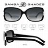 SAMBA SHADES BiFocal Sun Readers Fashion Reading Sunglasses for Women Jackie O French Riviera SunReaders Style in Tortoise +2.25 view 3