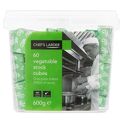 Chef's Larder 60 Vegetable Stock Cubes 600g (Pack of 6)