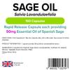 Essential Oil of Sage 100 Caps, Hot Flushes, Menopause view 2