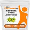 BulkSupplements.com Rhodiola Extract Powder - 3% Salidrosides, Rhodiola Rosea Extract - Herbal Supplement, Gluten Free, 200mg per Serving, 250g (8.8 oz) (Pack of 1) view 1