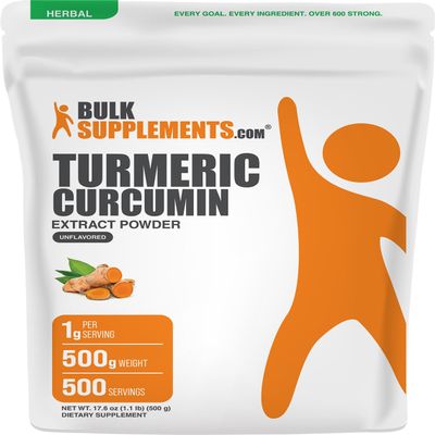 BulkSupplements.com Turmeric Curcumin Extract Powder - 500g (Pack of 1)