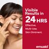 emuaid EMUAIDMAX Ointment for Itchy Skin, Maximum Strength Treatment for Athlete's Foot, Psoriasis, Jock Itch, Rash, Eczema, Cold Sores, Blisters, and Yeast Infection, 2oz view 2