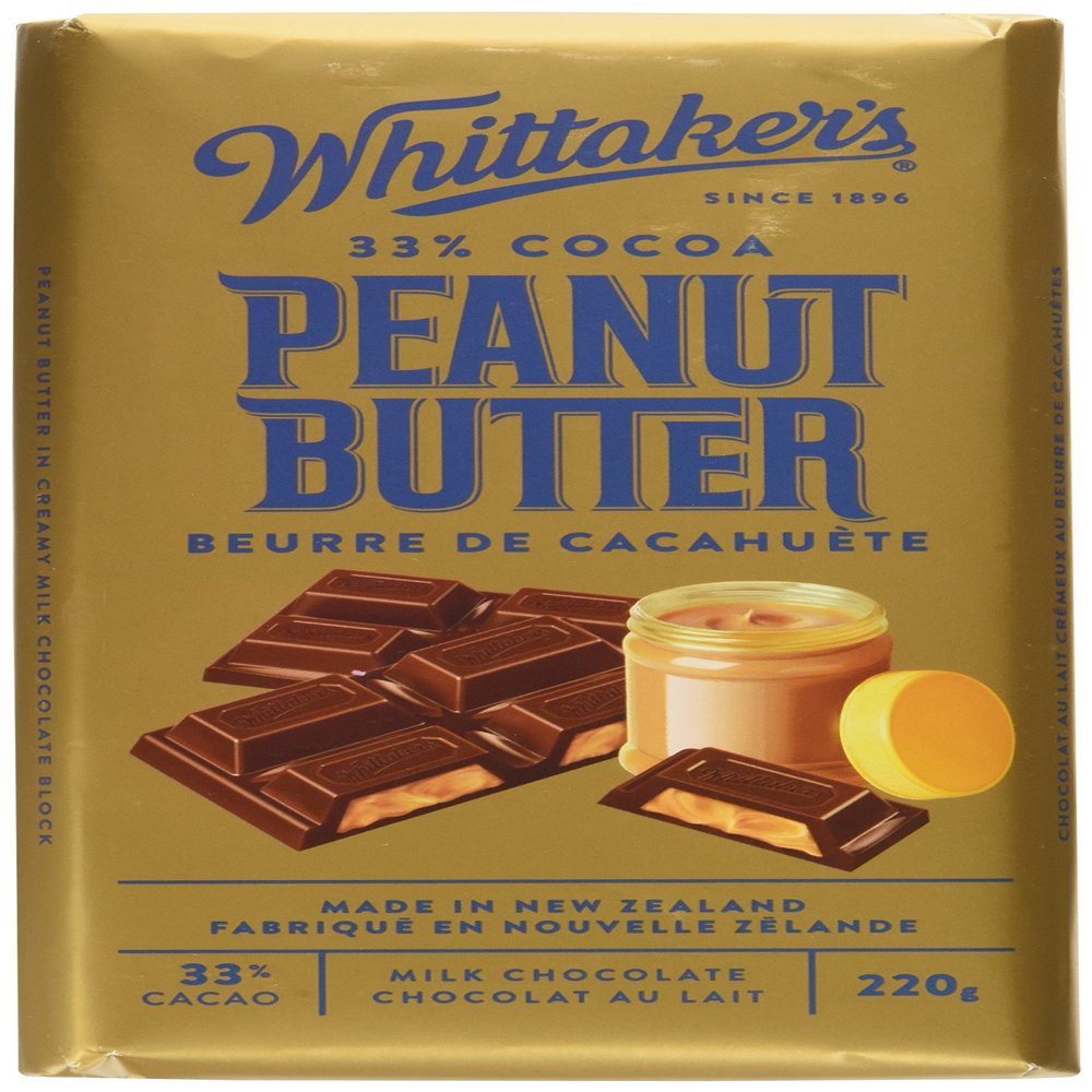 Whittaker's Chocolate Block 200g (Made in New Zealand) (Peanut Butter)