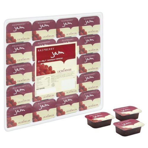 20 x Raspberry Jam - 20 x 20g individual portions