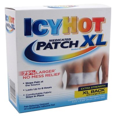 Icy Hot Patch Extra Large Back Extra Strength 3/Box
