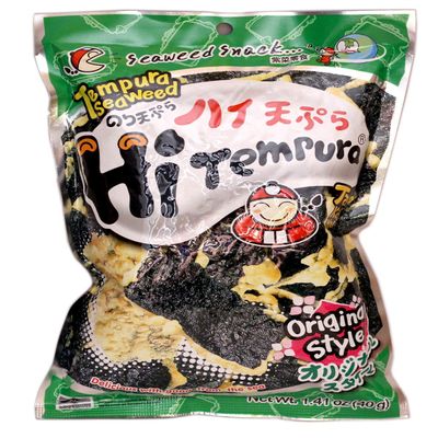 Hi Termpura (Tempura Seaweed Original) - 1.41oz (Pack of 6)