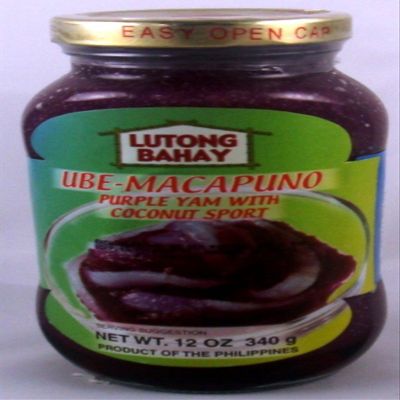 Lutong Bahay Ube-Macapuno Purple Yam with Coconut Sport 12 Oz (4-Pack)