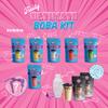 The Original Ultimate D.I.Y. Boba / Bubble Tea Kit Gift Box 6 Flavors, Boba Pearls, Straws and Shaker (FRUITY) view 3