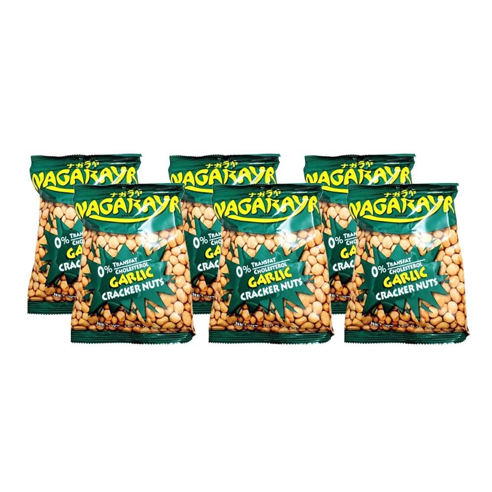 Cracker Nuts (Garlic Flavor) - 5.6oz (Pack of 6)