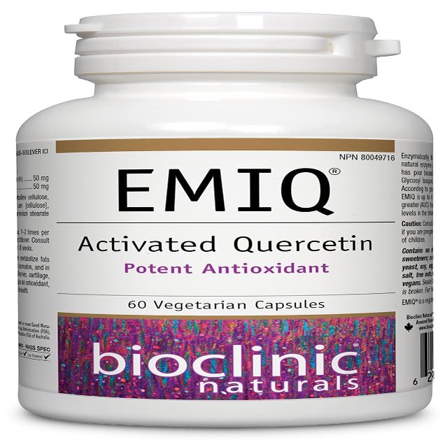 Bioclinic Naturals - EMIQ Activated Quercetin, 60 vcaps