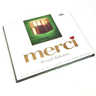 Merci Assorted Crispy Almond Chocolates 250g