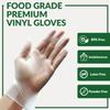 GORILLA SUPPLY Disposable Heavy Duty Vinyl Gloves Latex Free Powder Free, BPA Free Food Safe Grade Disposable Glove, X-Large XL, 1000 Count view 2