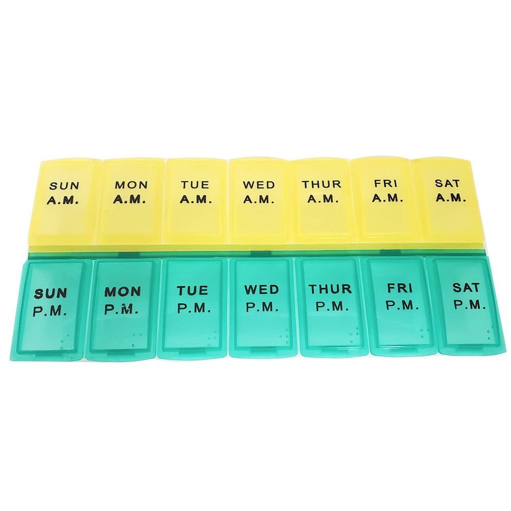 7 Day Pill Box 6 Inch - 1 Compartment