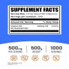 BulkSupplements.com Niacinamide Powder - Vitamin B3 Powder, Niacinamide Supplement, Niacinamide 500mg - B3 Vitamins for Skin, Gluten Free, 500mg per Serving, 500g (1.1 lbs) (Pack of 1) view 2
