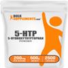BulkSupplements.com 5-HTP Powder - 5-Hydroxytryptophan, 5 HTP Supplement - 5-HTP 200mg, Mood Support Supplement - Gluten Free, 200mg per Serving, 500g (1.1 lbs) (Pack of 1) view 1