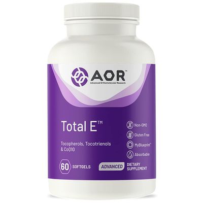 Advanced Orthomolecular Research AOR Total E, 60 Softgels