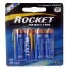 4 Piece Package Of Rocket Brand "AA" Batteries : ( Pack of 2 Sets ) view 1