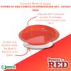 Essential Medical Supply Power of Red Adaptive Dinnerware Set - Includes Scoop Dish and Bowl, Utensil Set, Nosey Cup - Designed for Elderly and Senior Use Plus Handicapped, Dementia or Rehab view 3