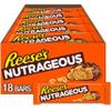 REESE'S NUTRAGEOUS Chocolate, Peanut Butter, Caramel and Peanut Candy Bars, 1.66 oz (18 Count) view 1