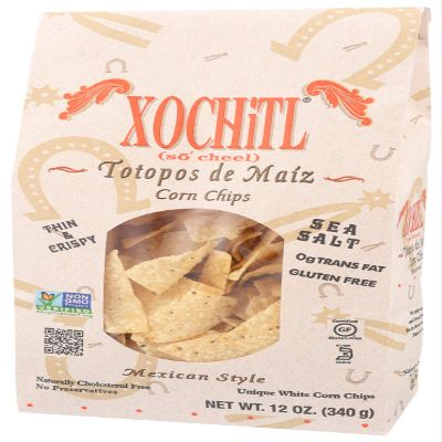 Xochitl Corn Chips, Totpos de Maz, 12 Oz