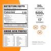 BulkSupplements.com Whey Protein Concentrate Powder - Whey Protein Powder Supplement, Unsweetened, Unflavored & Gluten Free, 30g per Serving, 500g (1.1 lbs) (Pack of 1) view 2