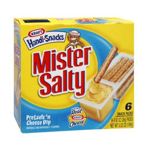 Kraft Handi-Snacks Mister Salty Pretzels 'n Cheese Dip Snack