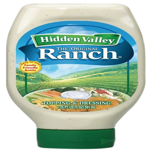 Hidden Valley Ranch, Dressing & Topping, Original, 20-Ounce Easy Squeeze Bottles (Pack of 3)
