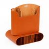 Brizard Travel Humidor Sunrise Tan with Ebony - Made in the USA view 1