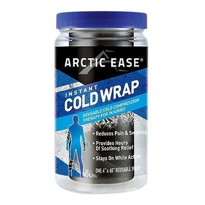 Arctic Ease 1224997 Reusable Cold Wrap Black 4 Inches X 60 Inches