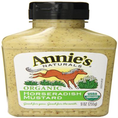 Annie's Naturals Organic Mustard, Horseradish, 9 Ounce (Pack of 12)